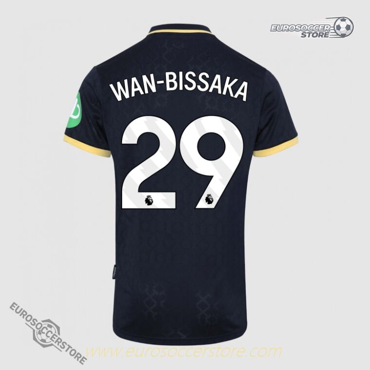 West Ham United's 25-26 Season Third Jersey with WAN-BISSAKA and Number 29
