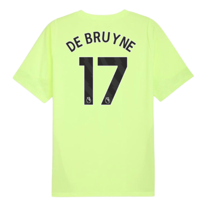 Women's 2025-2026 Man City Training Jersey (Fizzy Apple) (De Bruyne...