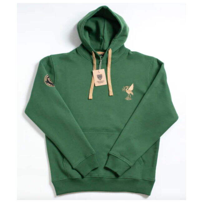 Liverpool Retro Hoodie The Bird Green