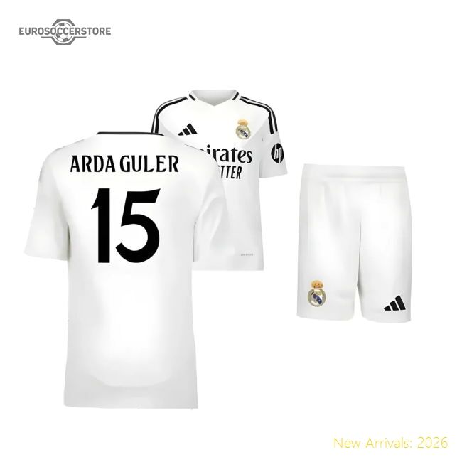 2024-2025 Real Madrid Home Youth Kit (arda Guler 15) - Affordable