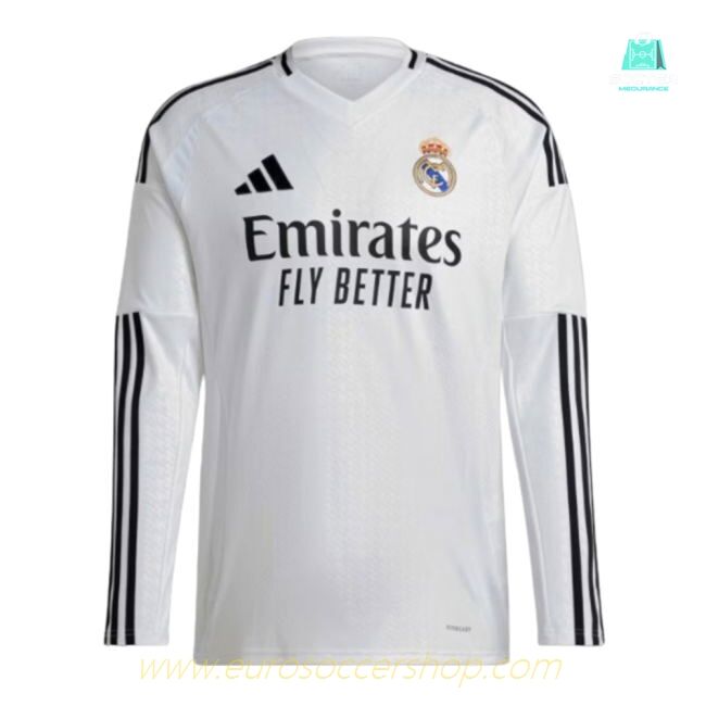 2024-2025 Real Madrid Long Sleeve Home Shirt (Ronaldo 7)
