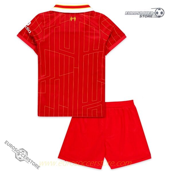 Youngsters' Liverpool FC Home Football Jersey Set for the 24-25 Season