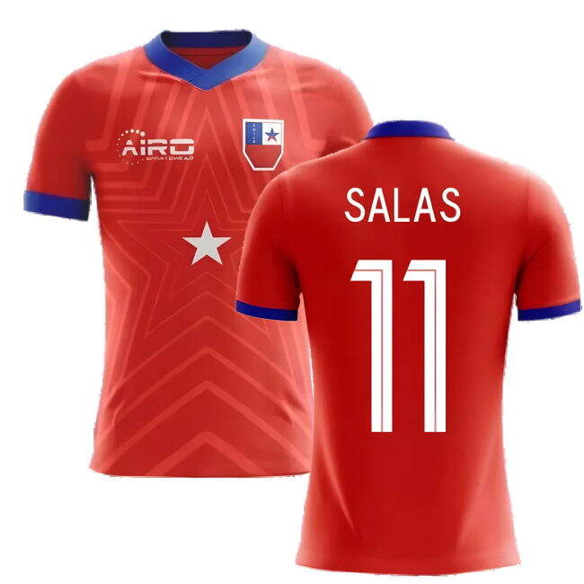 Jersey 2025-2026 Chile Home Concept Football Shirt (Salas 11)