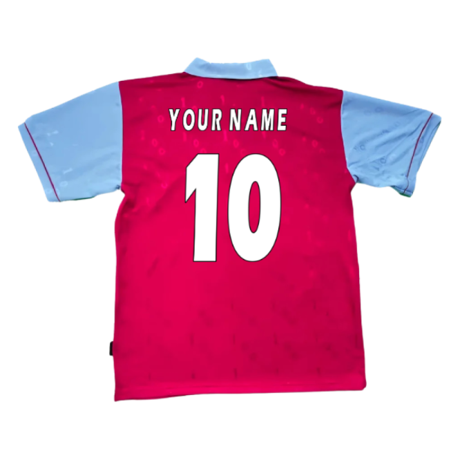1995-1996 West Ham Centenary Pony Home Shirt (your Name) - Affordable