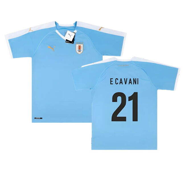 2019-2020 Uruguay Home Jersey (E Cavani 21)