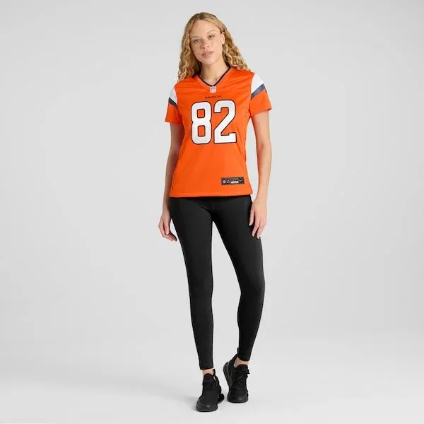 None Game Football Jersey - Orange  | football apparel | NFL Football