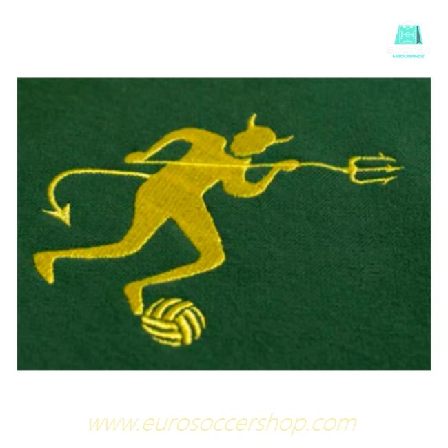 Manchester Devilish Retro Football Hoodie (Green)