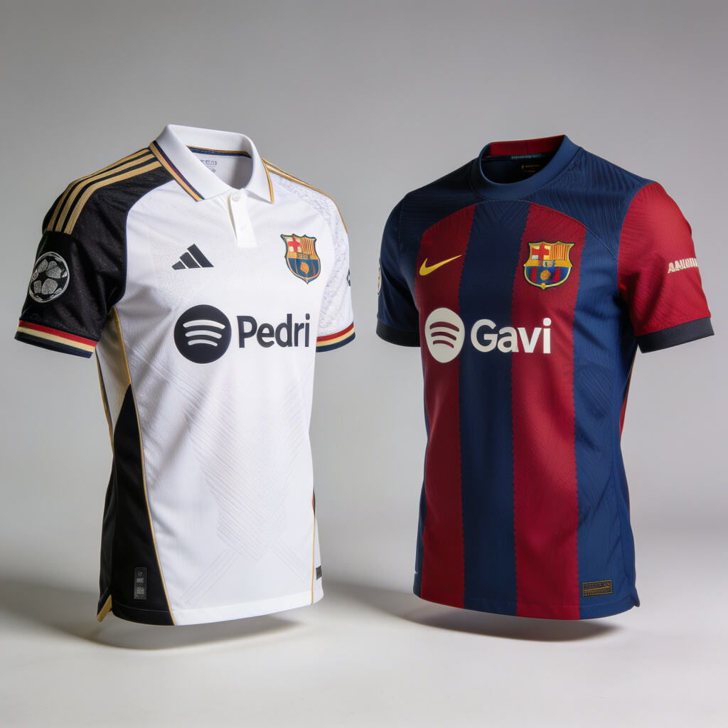 Designer Collaboration Collection: Modern and Stylish Jerseys Inspired by Pedri and Garvey