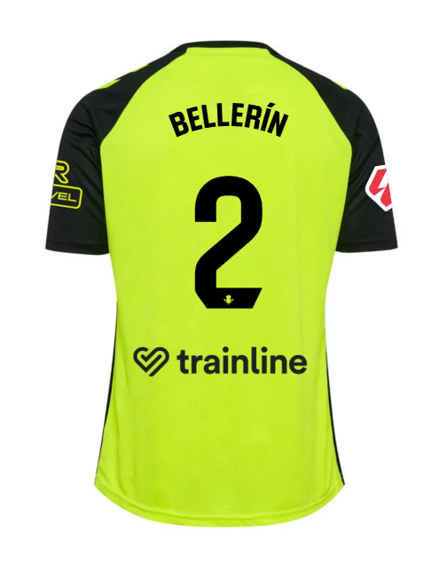 Real Betis 24-25 Season Away Jersey, Worn by Player BELLERÍN with Number 2