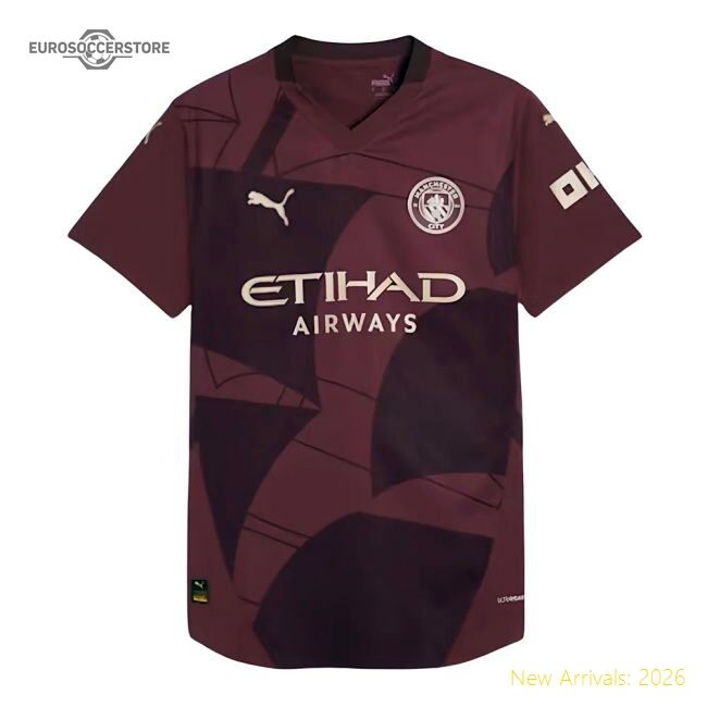Official 2024-2025 Man City Third Authentic Shirt - Premium Quality