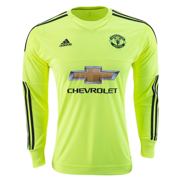 Manchester United Green Goalkeeper 201617 LS Soccer Jersey Shirt -