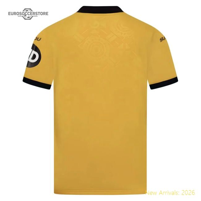 First-class 2025-2026 Wolves Home Shirt (kids) - Match Day Jersey