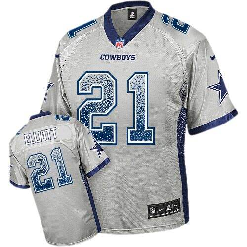 NFL Dallas Cowboys #None None Drift Fashion Elite Jersey Collectible