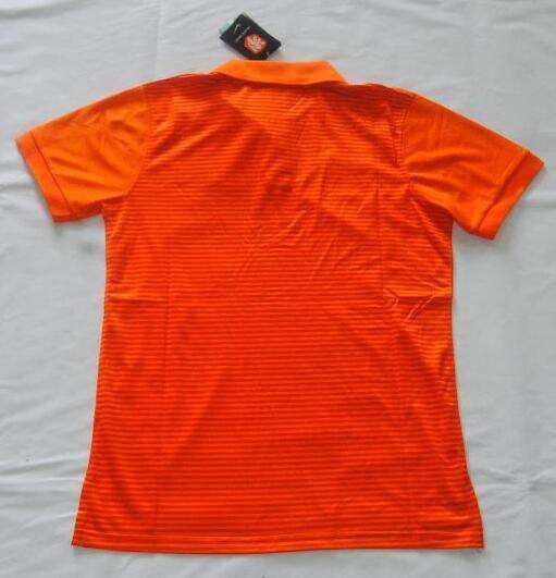 Netherlands 2016 Euro Orange Polo Shirt - Official Replica 23319