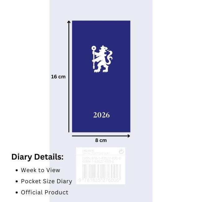 Diary 2026 Chelsea Club Team Limited Find Home Limited Shirt