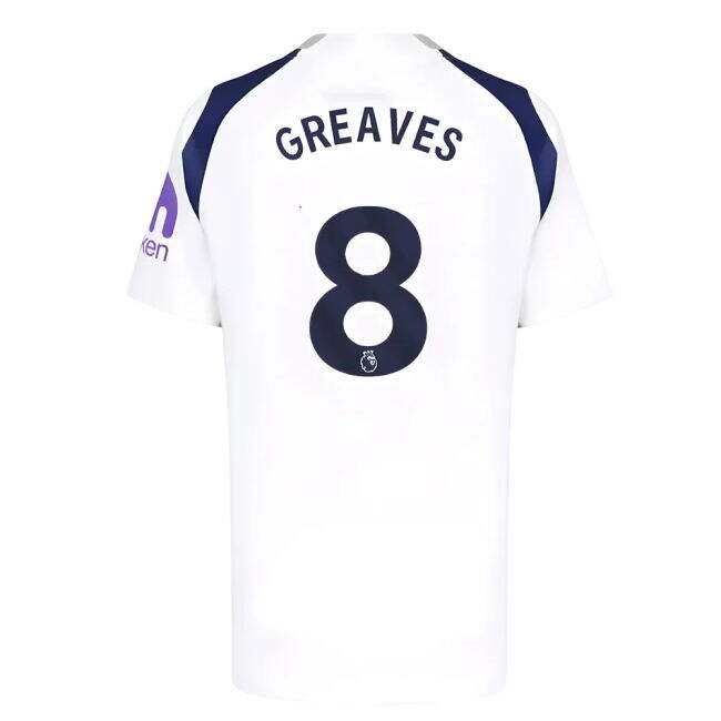 2025-2026 Tottenham Hotspur Home Shirt (Kids) (Greaves 8) (Limited ...