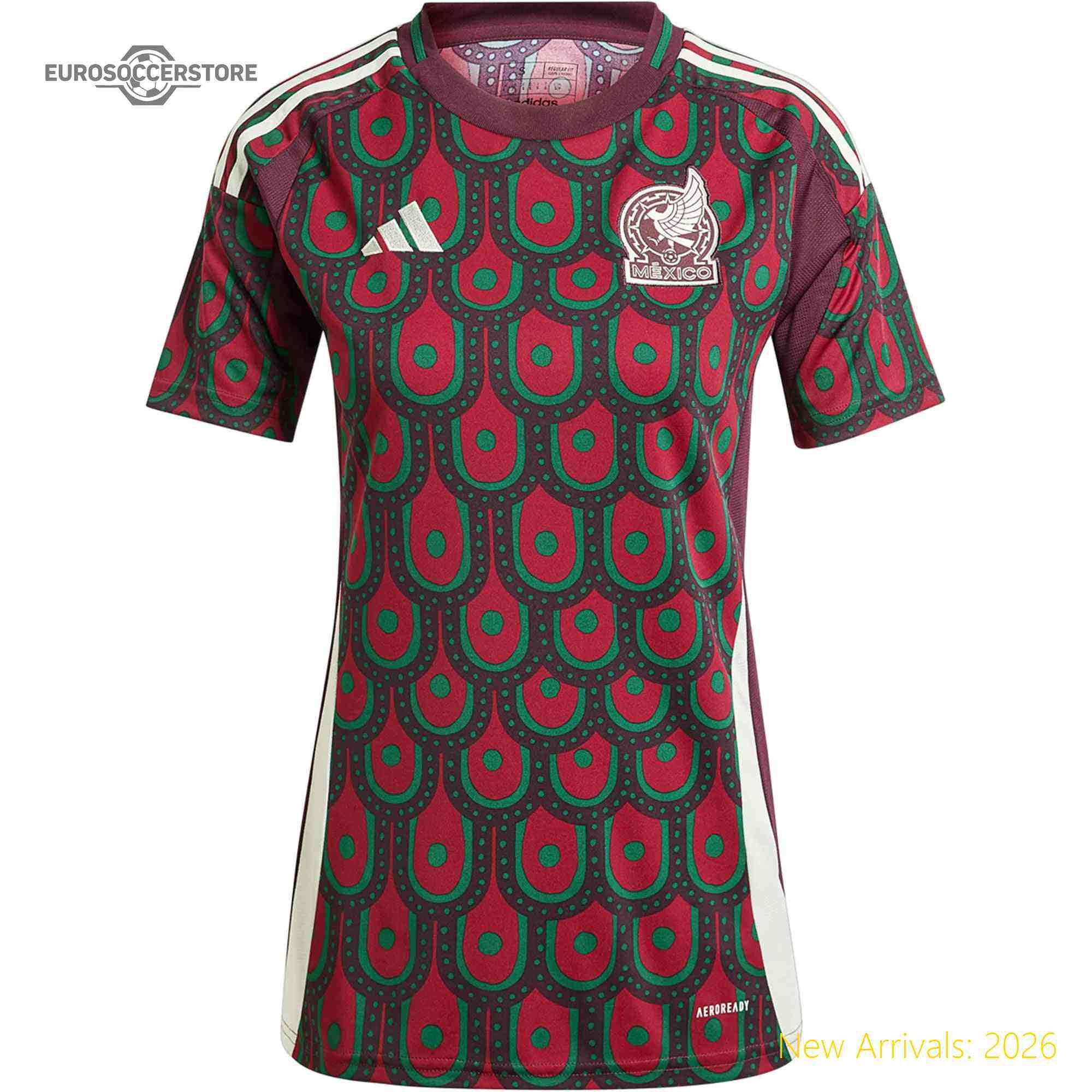 Iconic Design High-quality Mex Women Defensive Rock Home Jersey 2024