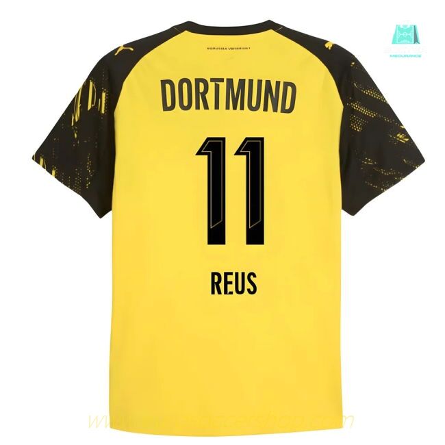 2025-2026 Borussia Dortmund Authentic Home Shirt (Reus 11)