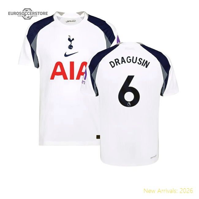 Exceptional 2025-2026 Thfc Hotspur Authentic Home Shirt (dragusin 6)