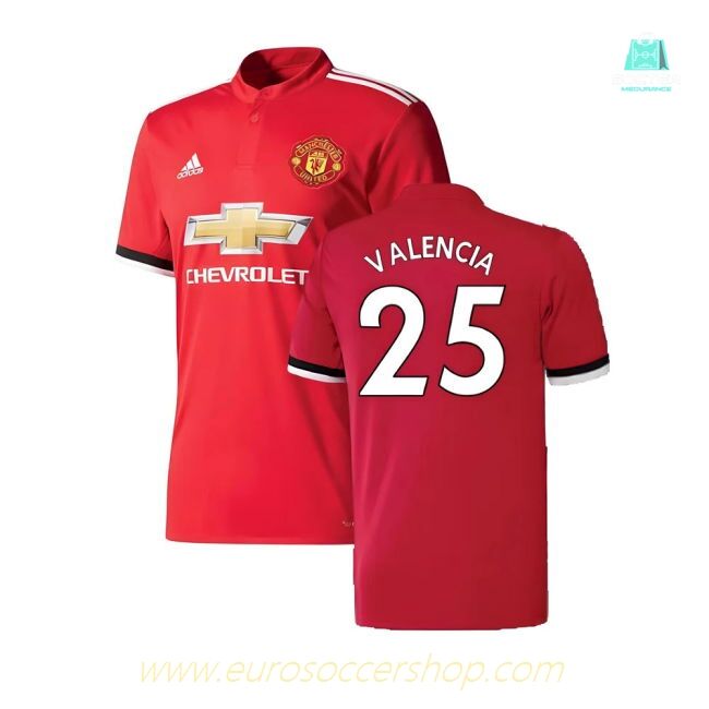 Manchester United 2017-18 Home Shirt ((Excellent) 4-5 Year) (Valencia 25)