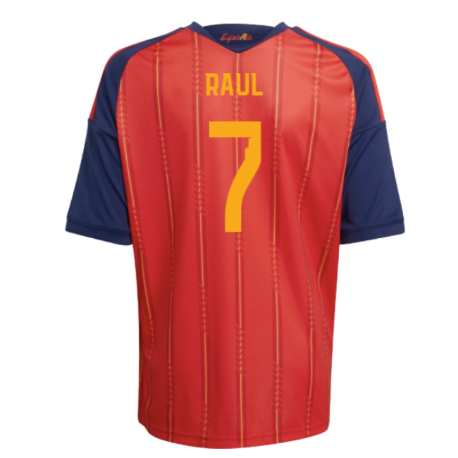 Spain Licensed 2026-2027 Spain Home Shirt (Kids) (Raul 7)