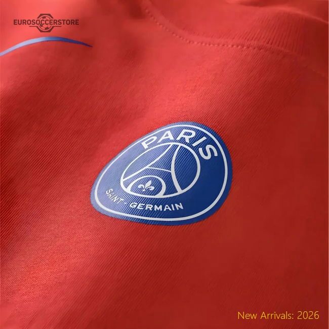 Authentic Popular 2025-2026 Psg T90 Remix T-Shirt (Red) - Kids