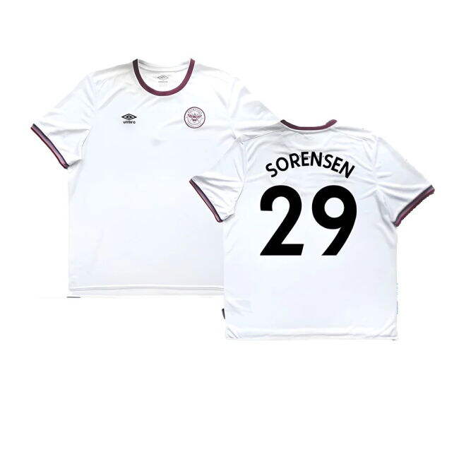Brentford 2021-22 Third Shirt ((Excellent) 3XL) (SORENSEN 29)