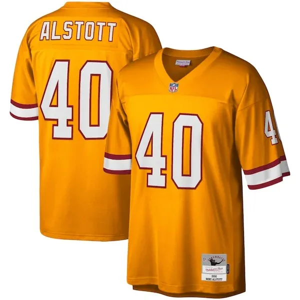 None Mike Alstott Replica Jersey - Orange | NFL Player Jersey