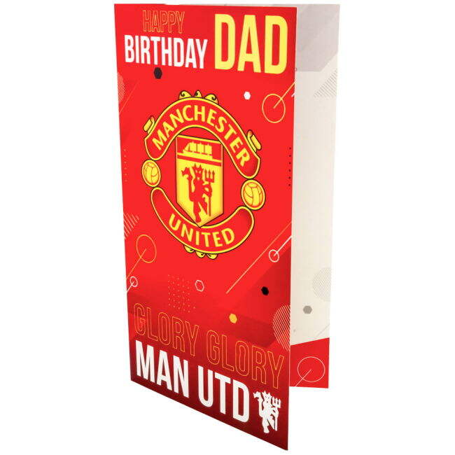 replica Manchester United FC Dad Birthday Card