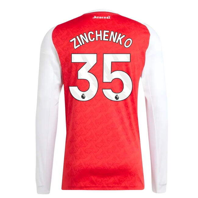Ultra Comfort Avid Arsenal Arsenal Long Sleeve Home Shirt Zinchenk...