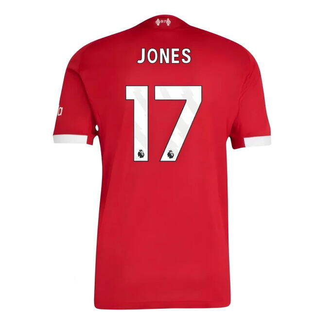 Liverpool Home Jersey 2025-20 Jones 17 L M S