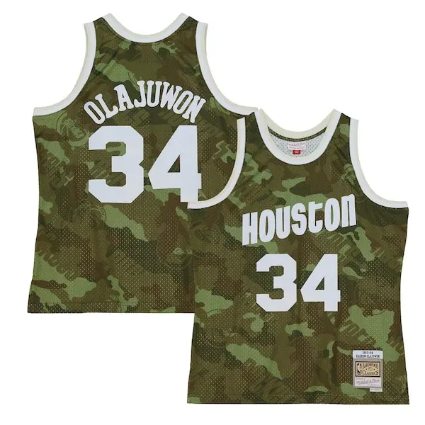 Hakeem Olajuwon HOU Swingman Jersey - high-quality player-jersey -