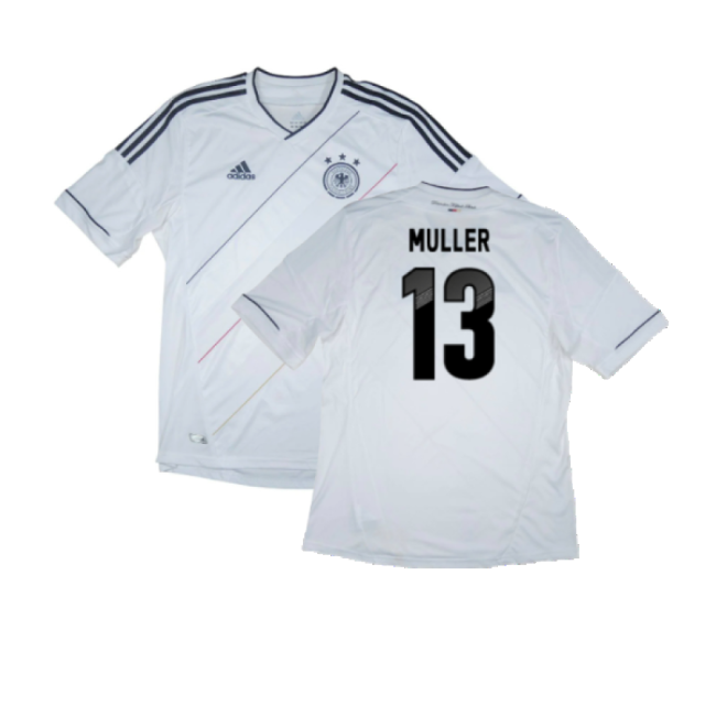 Muller 13 Authentic Replica Germany Home Fan Jersey for Adults