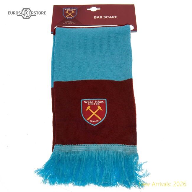 West Ham United Fc Bar Scarf - Match Day Jersey - Official Edition
