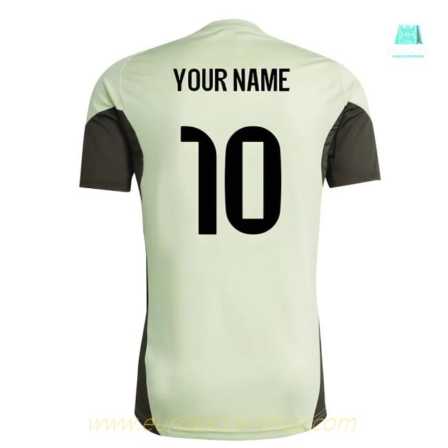 2025-2026 Real Madrid Training Jersey (Almost Lime) (Your Name)