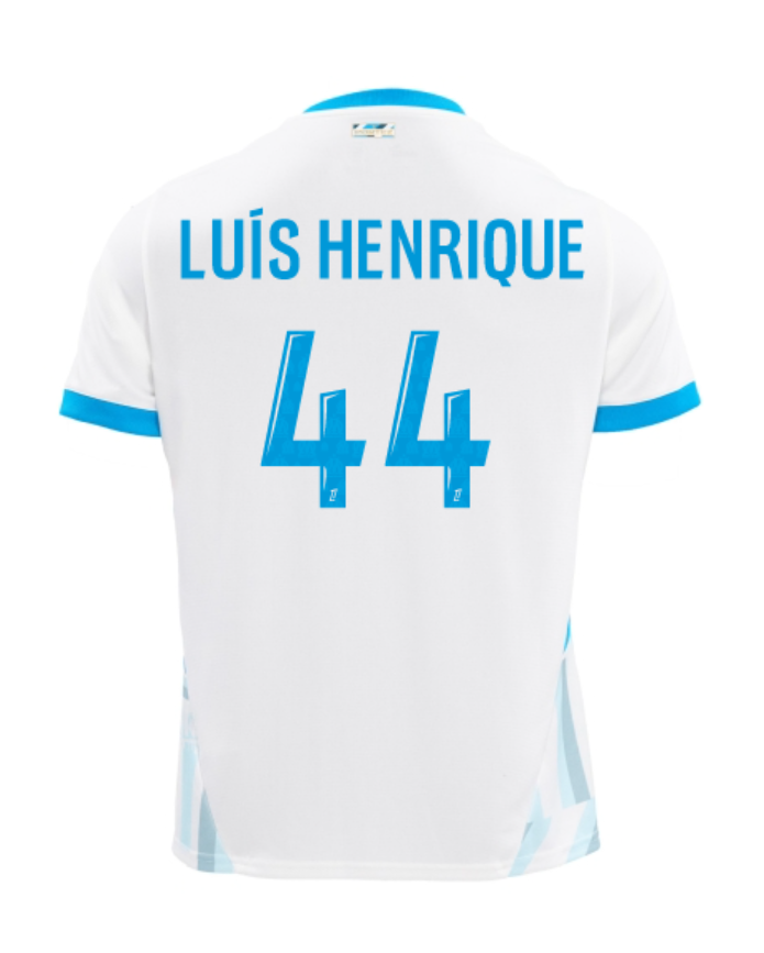 LUÍS HENRIQUE's Marseille Home Jersey, Number 44, Season 24-25 LU Edition