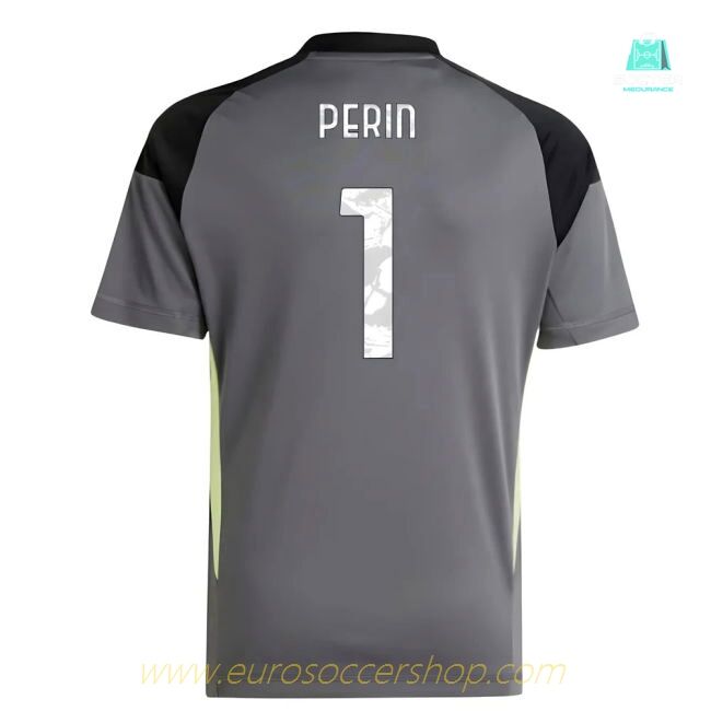 2025-2026 Juventus Home Goalkeeper Shirt (Grey) - Kids (Perin 1)