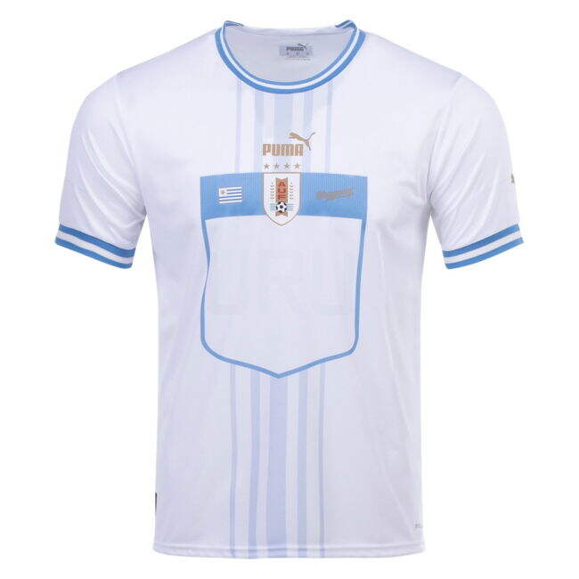 2022-2023 Uruguay Away Shirt (L Suarez 9)