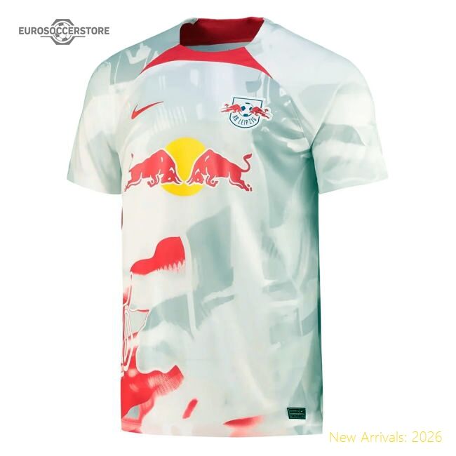 Official 2022-2023 Red Bull Leipzig Home Shirt (White) (Nkunku 18)