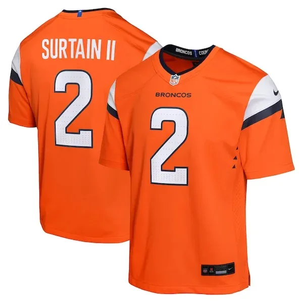 None Game NFL Jersey - Orange | Premium Football Apparel | NFL Footbal