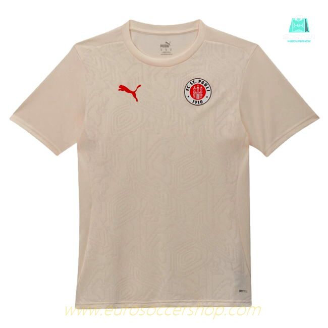 2024-2025 St Pauli Training Shirt (Sugared Almond)