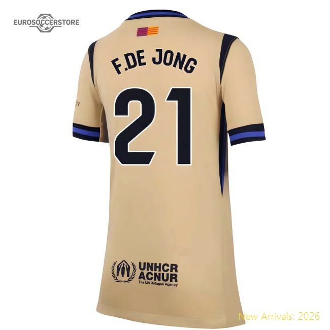 2025-2026 Barcelona Away Elite Jersey F.de Jong Adidas Climacool