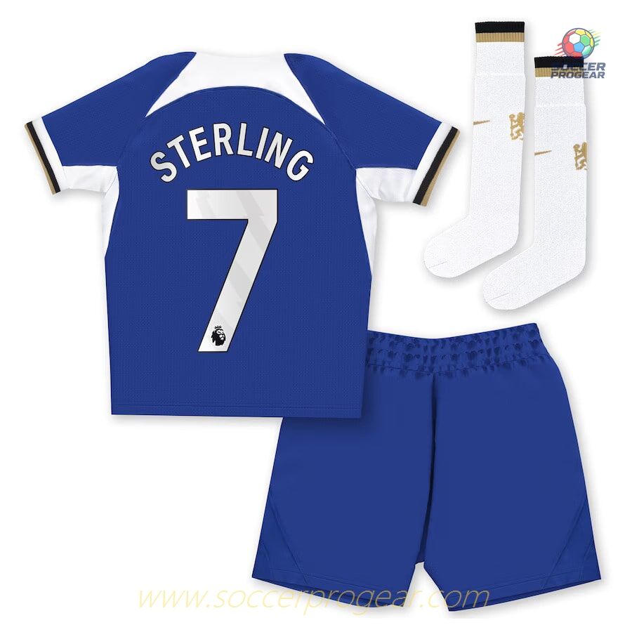 Chelsea Children's Edition Home Team Jersey Team Jersey 2023 2024 Sterling