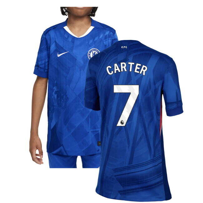 Chelsea First Team Replica Jersey - Kids Version (Carter 7)