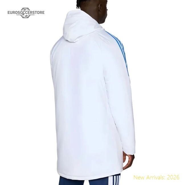Elite 2025-2026 Real Madrid Eu Parka (white) - Fan Design