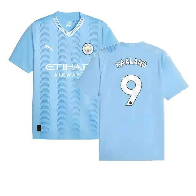 2023-2024 Man City Home Shirt (HAALAND 9) (Limited Edition)
