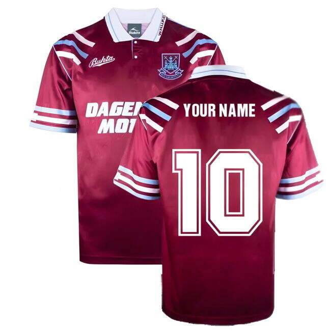 West Ham (west Ham) Football Shirt - Durable Fabric - Match Day