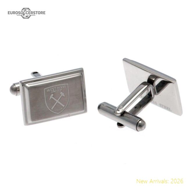 West Ham United Fc Tie Slide  Cufflink Set - Authentic Design