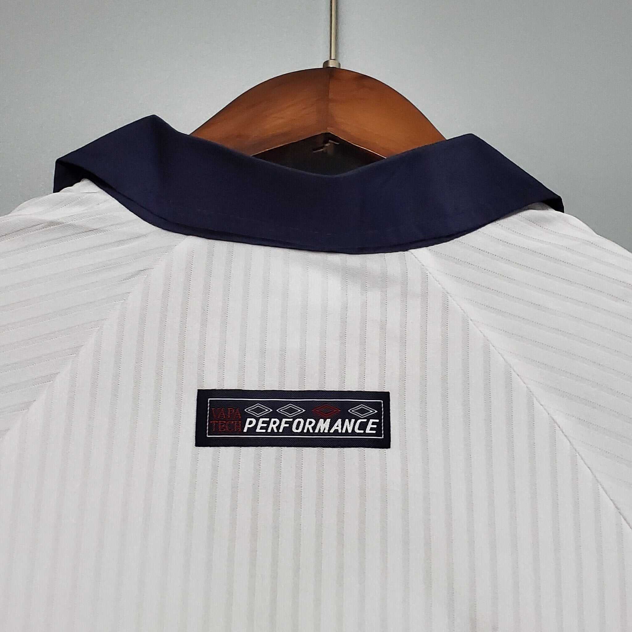 1998 England Home retro kit – Long Sleeve