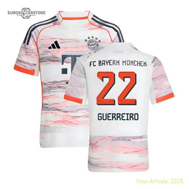 2025-2026 Bayern Munich Away Jersey (kids) (guerreiro 22)